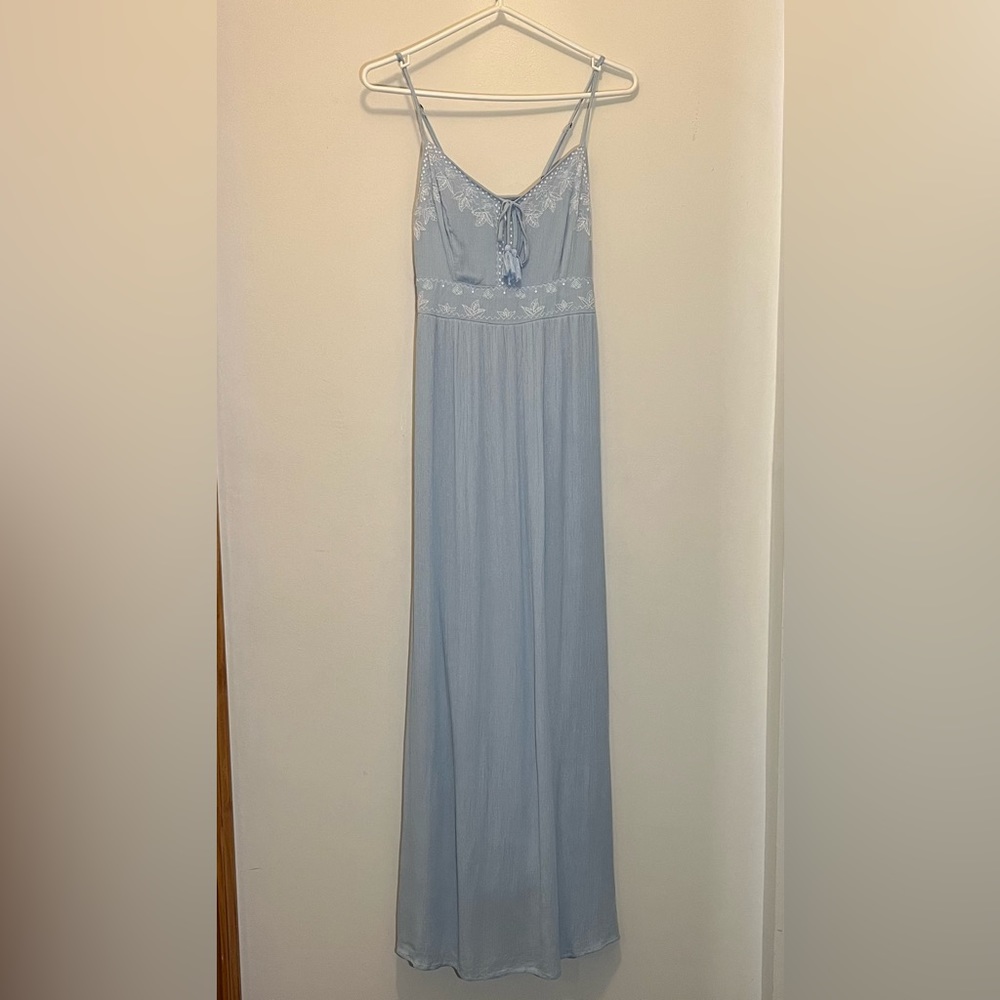 Powder Blue Lightweight Summer Dress